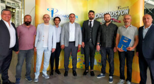Dev fuar öncesi Denizlili iş insanları ile buluştu
