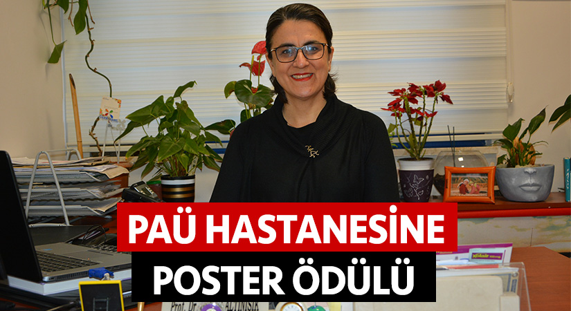 PAÜ Hastanesine poster ödülü