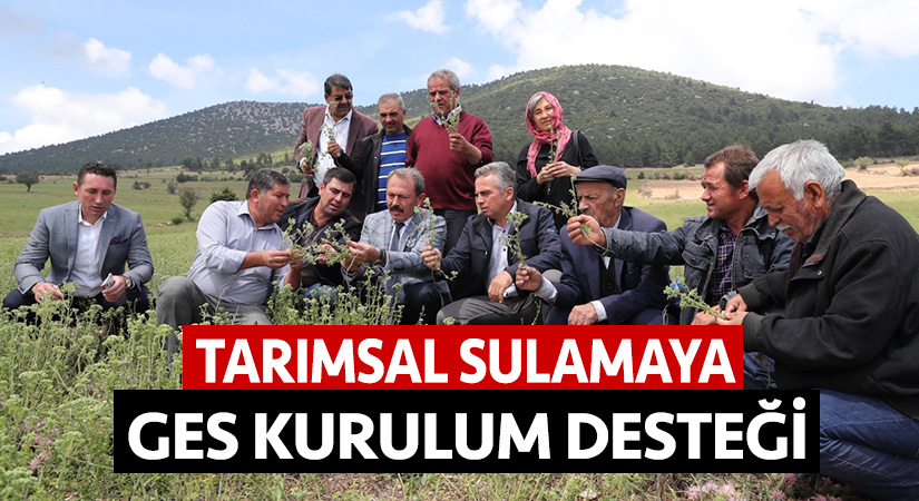 Tarımsal sulamaya GES kurulum desteği
