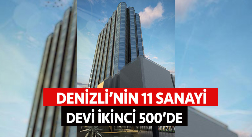 Denizli’nin 11 sanayi devi ikinci 500’de!