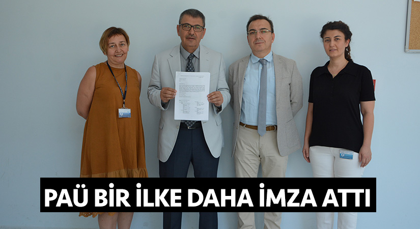 PAÜ bir ilke daha imza attı