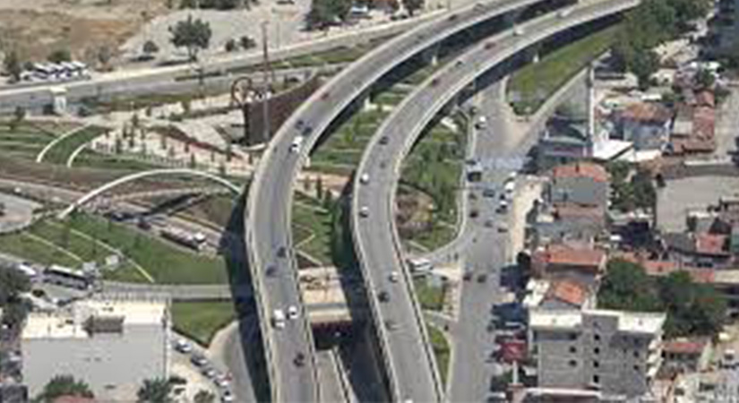 Trafik yoğunluğu havadan denetlendi