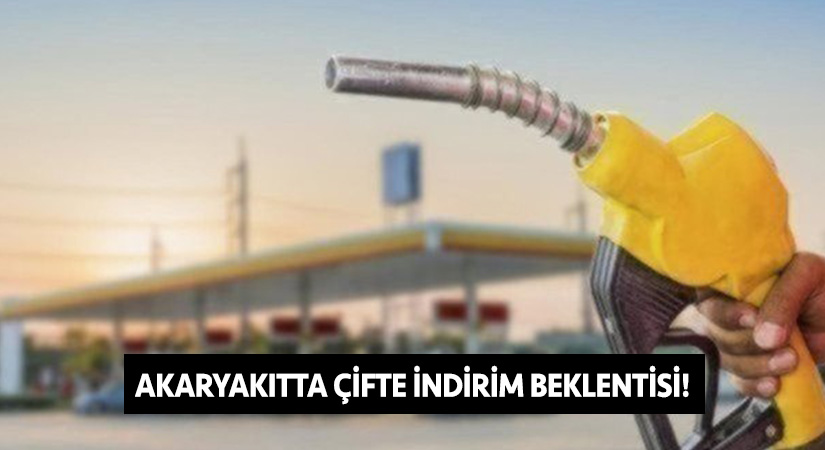 Akaryakıtta çifte indirim beklentisi!