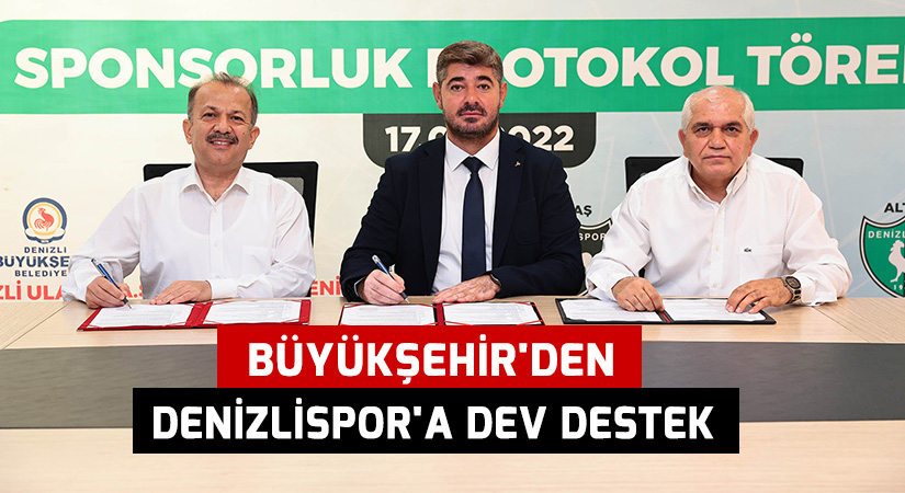 Büyükşehir’den Denizlispor’a dev destek