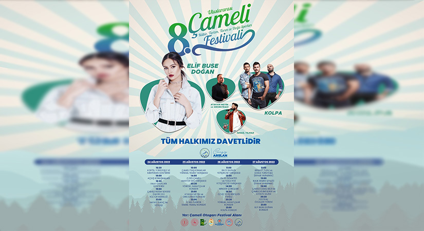 Çameli festival programı açıklandı