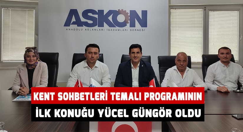 Kent Sohbetleri temalı programının ilk konuğu Yücel Güngör oldu