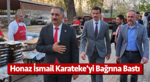 Honaz İsmail Karateke’yi Bağrına Bastı